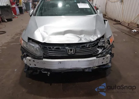 2012 Honda Civic Ex from USA, damaged, VIN 2HGFB2F81CH325349